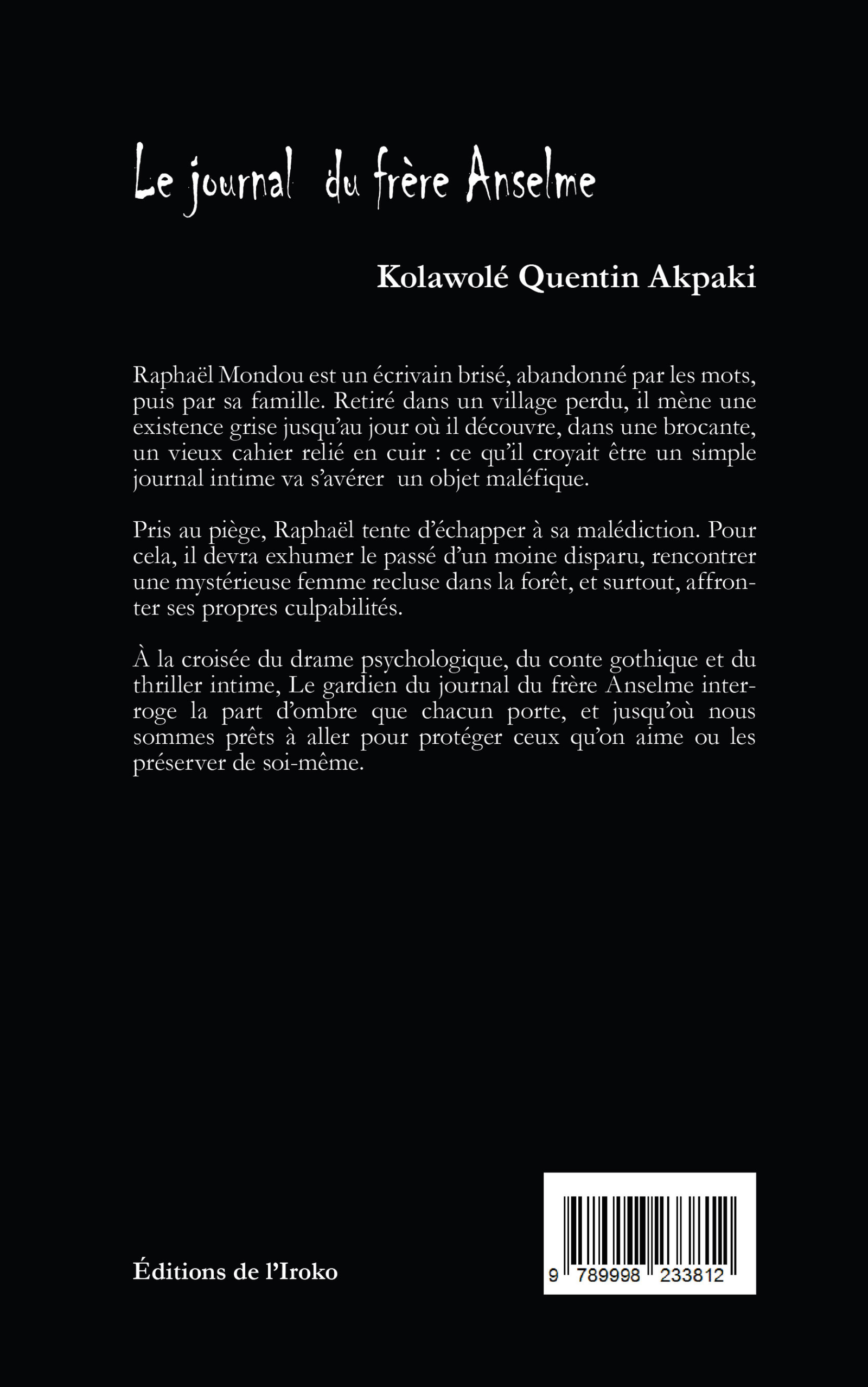 Le journal du frère Anselme – Image 2